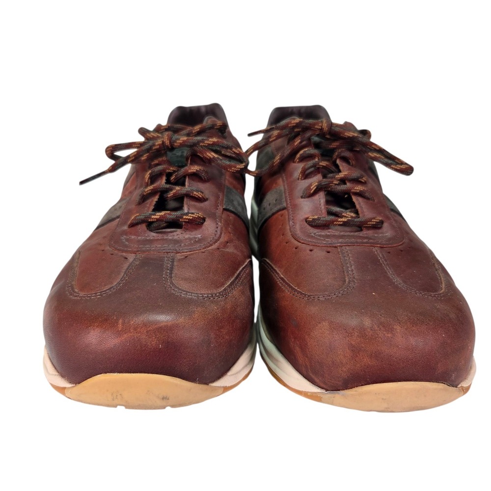 SAS CAMINO BRIAR SIZE‎ 11.5 W Men's Tennis Shoes Leather Lace Up Brown Sneakers - Picture 15 of 16